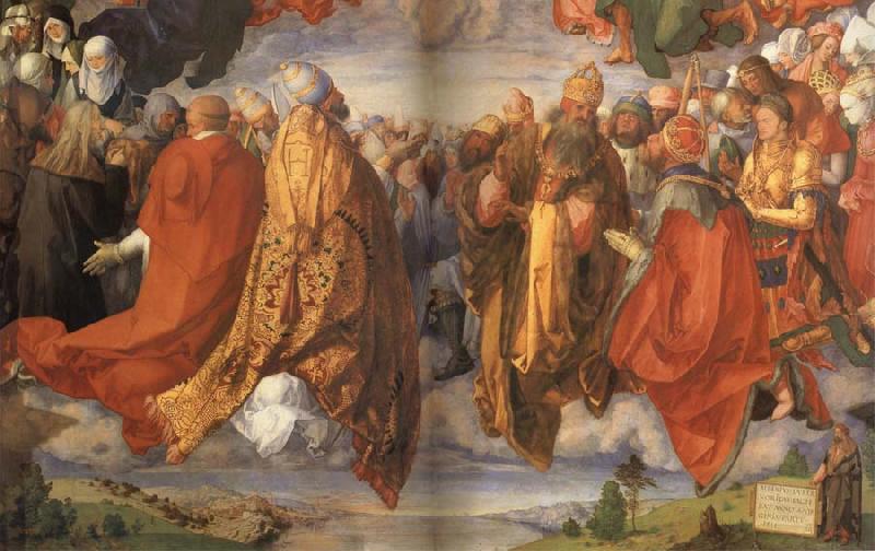 Albrecht Durer The Adoration of the Holy Trinity China oil painting art